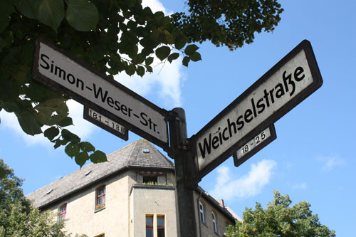 Straßenschild_Weserstraße